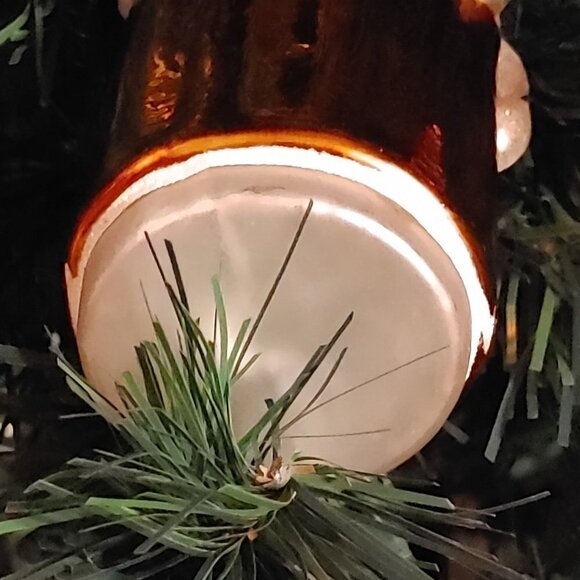 Beer Stein Glass Ornament Christmas Beer Ornament Frothy Foam Topper - Picture 4 of 6